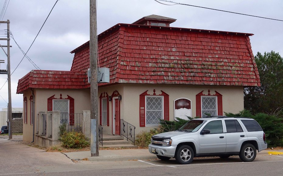 What's hiding beneath the fake mansard roof?